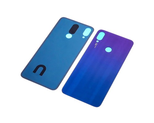 Заднее стекло корпуса для Xiaomi Redmi Note 7 фиолетово-синее