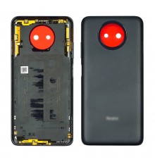 Задняя крышка для Xiaomi Redmi Note 9T Nightfall black тёмно-серая оригинал (БУ)