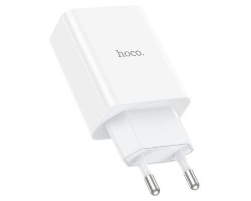 Сетевое зарядное устройство Hoco C99A USB/ 2 Type-C QC PD белое