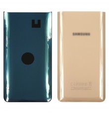Заднее стекло корпуса для Samsung A805 Galaxy A80 (2019) Angel Gold золотистое