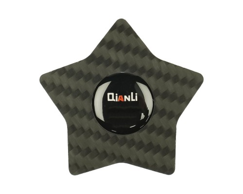 Карта пластиковая QianLi Carbon Fiber D, звезда пятиугольная, для разборки