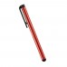 Стилус ёмкостный , с пластиковой ручкой, алюминиевый, красный