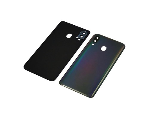 Задняя крышка для Samsung A405 Galaxy A40 (2019) чёрная