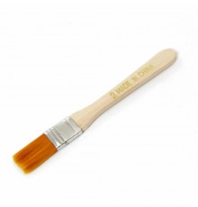 Кисточка антистатическая AIDA 2 (деревянная ручка 11 см, щетина 1.5 х 2.5 см)
