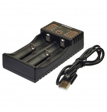 Сетевое зарядное устройство LiitoKala Lii-202 для аккумуляторов 18650/ АА/ ААА и других, 2 слота