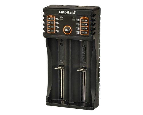 Сетевое зарядное устройство LiitoKala Lii-202 для аккумуляторов 18650/ АА/ ААА и других, 2 слота