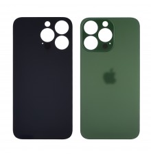 Заднее стекло корпуса для Apple iPhone 13 Pro Alpine Green (зелёное) (Big hole)