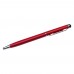 Стилус ёмкостный PS100, с шариковой ручкой, металлический, красный