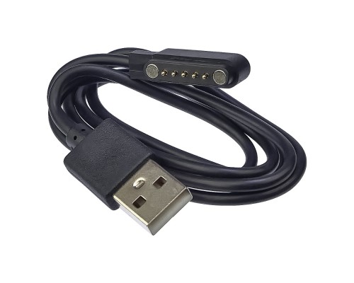 USB кабель для смарт часов универсальный 5 pin (3 x 12 mm) магнитный