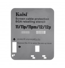 Трафарет BGA Kaisi для микросхемы дисплея iPhone 11/ 11 Pro/ 11 Pro Max/ 12/ 12 Pro