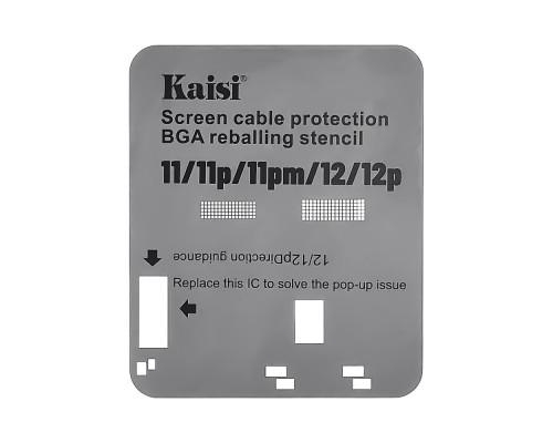 Трафарет BGA Kaisi для микросхемы дисплея iPhone 11/ 11 Pro/ 11 Pro Max/ 12/ 12 Pro