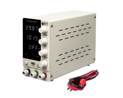 Блок питания Best BST-3010D, 30V 10A, импульсный, с цифровой индикацией (V/A/W), USB 5V/2A