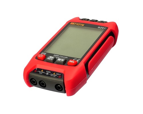 Мультиметр цифровой Aneng SZ01 карманный с функцией True RMS, NCV, автоопределением, фонариком, большим LCD (ток до 10A)