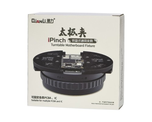 Держатель плат QianLi iPinch, из высокотемпературного композита с гнездами под BGA микросхемы и разметкой