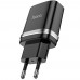 Сетевое зарядное устройство Hoco N1 USB черное