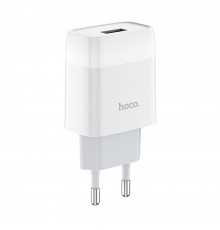 Сетевое зарядное устройство Hoco C72A USB белое