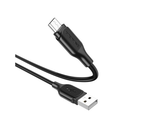 Кабель Borofone BX42 USB to MicroUSB 1m черный