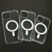 Чехол силиконовый MagSafe для Apple iPhone 12 Mini прозрачный
