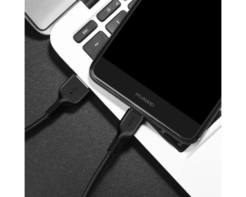 Кабель Hoco X13 USB to Type-C 1m черный