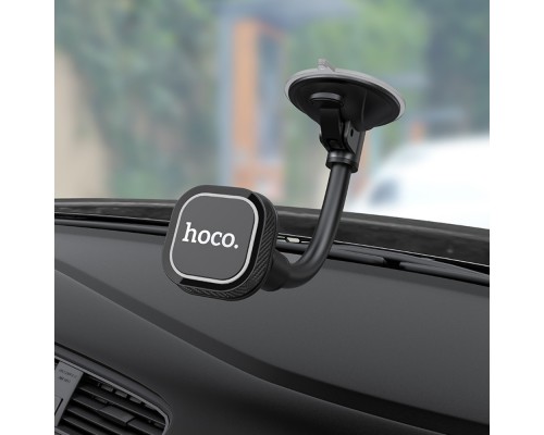 Автодержатель Hoco CA55 магнитный чёрно-серый
