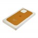 Чехол Leather Case with MagSafe для Apple iPhone 12 Pro Max 05 песочный