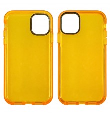 Чехол силиконовый Clear Neon для Apple iPhone 11 Pro Max цвет 07 жёлтый