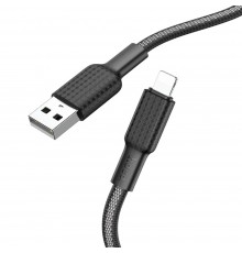 Кабель Hoco X69 USB to Lightning 1m черно-белый