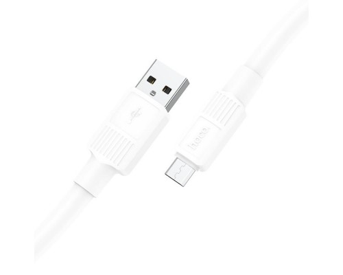 Кабель Hoco X84 USB to MicroUSB 1m белый