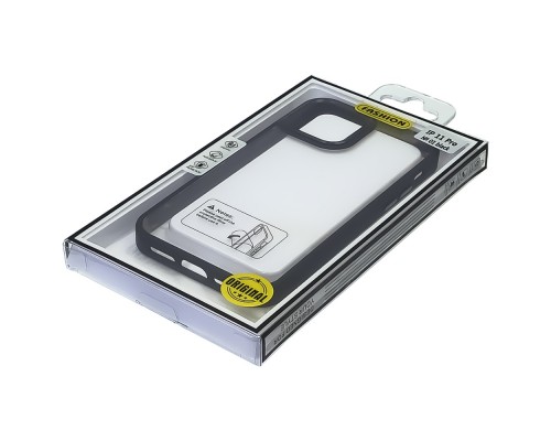 Чехол Aluminum Camera Frame для Apple iPhone 11 Pro color 01 чёрный