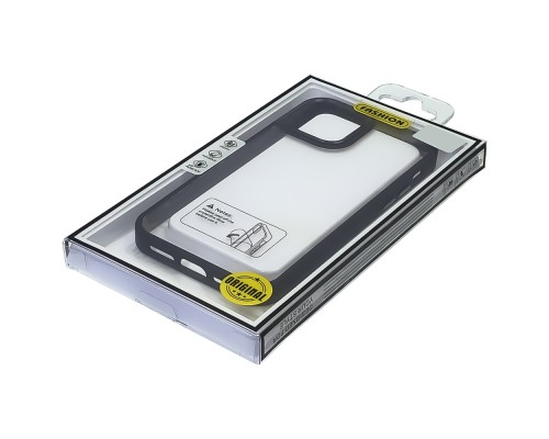 Чехол Aluminum Camera Frame для Apple iPhone 13 Pro Max color 01 чёрный