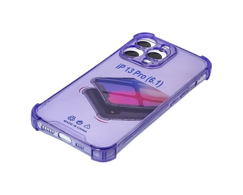 Чехол TPU shockproof angle для Apple iPhone 13 Pro 04 фиолетовый