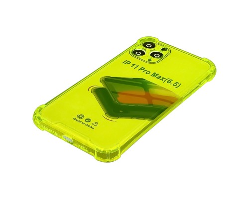 Чехол TPU shockproof angle для Apple iPhone 11 Pro Max 10 флуоресцентный