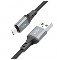 Кабель Hoco X86 USB to MicroUSB 1m черный