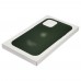 Чехол Full Silicone Case MagSafe для Apple iPhone 12/ 12 Pro 23 тёмно-зелёный копия