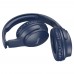 Беспроводные накладные наушники Hoco W40 с микрофоном синие