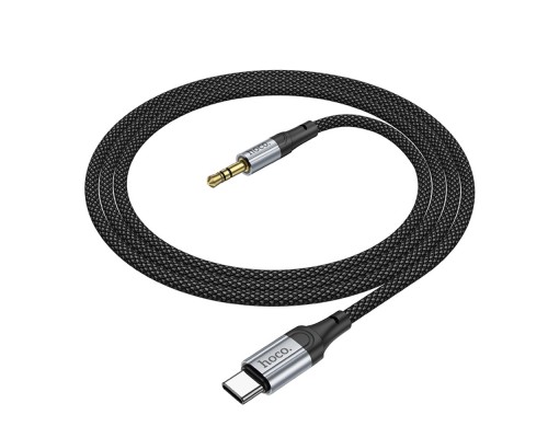 AUX кабель Hoco UPA26 Type-C to Jack 3.5 1m черный