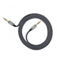 AUX кабель Hoco UPA03 Jack 3.5 to Jack 3.5 1m серебристый