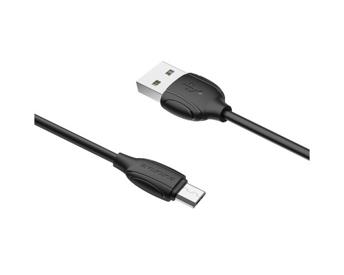 Кабель Borofone BX19 USB to MicroUSB 1m черный