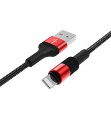 Кабель Borofone BX21 USB to Lightning 1m красный