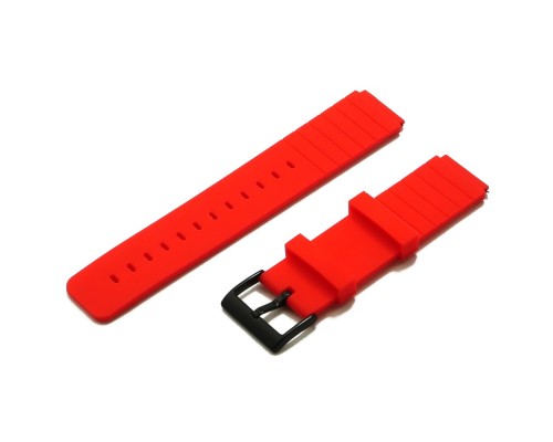 Ремешок силиконовый для Xiaomi Amazfit 18mm красный
