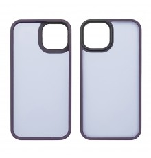 Чехол Colorful Matte Case для Apple iPhone 15 Plus темно-фиолетовый Люкс
