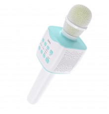 Беспроводной караоке микрофон с колонкой Hoco BK5 синий