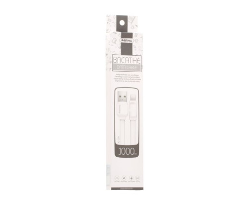 Кабель Remax RC-029i USB to Lightning 1m белый