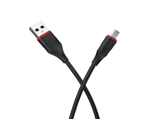 Кабель Borofone BX17 USB to MicroUSB 1m черный