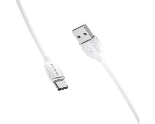 Кабель Borofone BX19 USB to Type-C 1m белый
