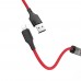 Кабель Hoco S13 с таймером USB to Lightning 1.2m красный
