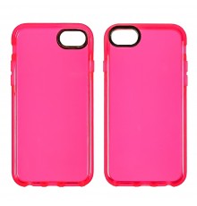Чехол силиконовый Clear Neon для Apple iPhone 7/ 8/ Se2020 цвет 08 розовый
