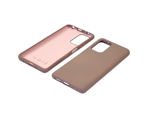 Чехол Full Nano Silicone Case для Xiaomi Redmi Note 10 Pro 4G/ Redmi Note 10 Pro Max цвет 10 песочно-розовый