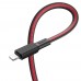 Кабель Hoco X69 USB to Lightning 1m черно-красный