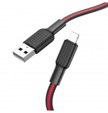 Кабель Hoco X69 USB to Lightning 1m черно-красный